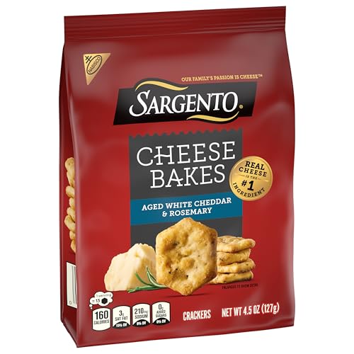 Nabisco Sargento Cheese Bakes rosemary cheddar aroma enhances snacking moments