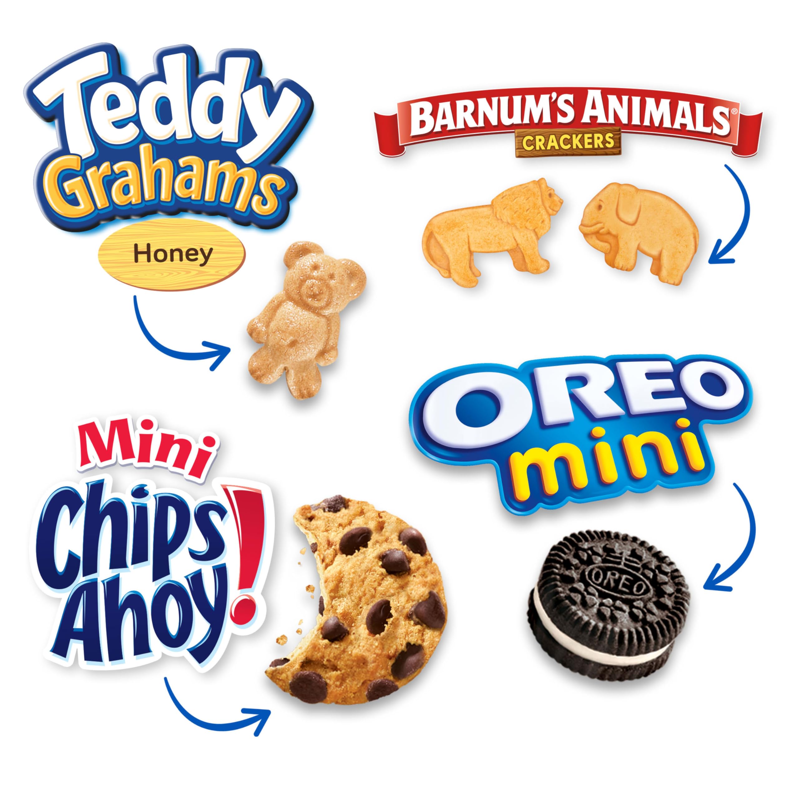 NABISCO OREO Mini close-up highlighting bite-size cookies.
