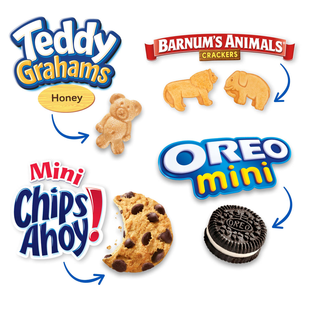 NABISCO OREO Mini close-up highlighting bite-size cookies.