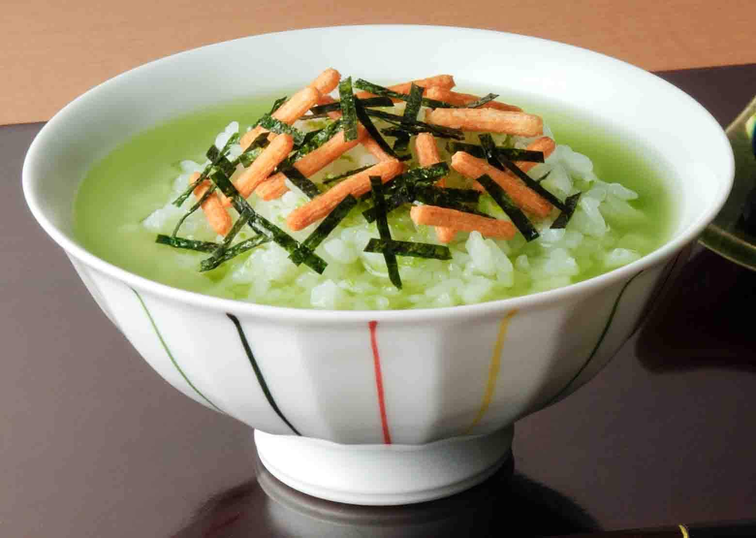Nagatanien Ochazuke Nori prepared bowl showing authentic Japanese flavor.