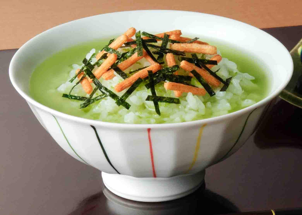 Nagatanien Ochazuke Nori prepared bowl showing authentic Japanese flavor.