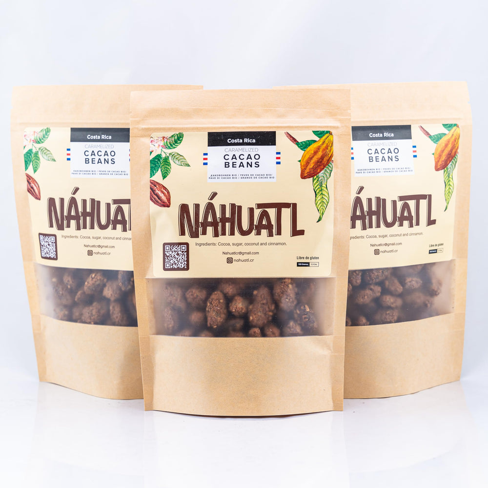 Nahuatl caramelized cacao beans dessert elevation, elevate pastries and desserts.