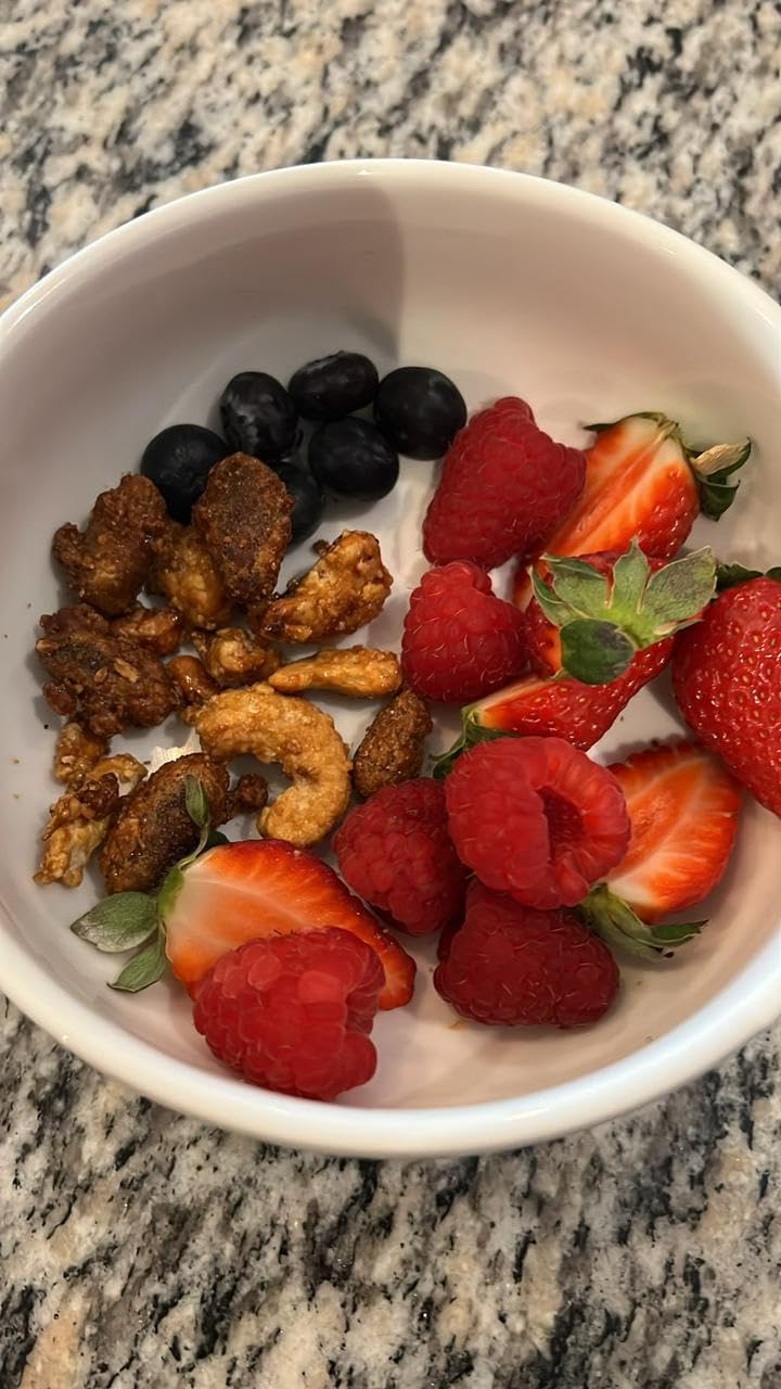 Nahuatl caramelized cacao beans ingredients, simple clean ingredients in a snack.