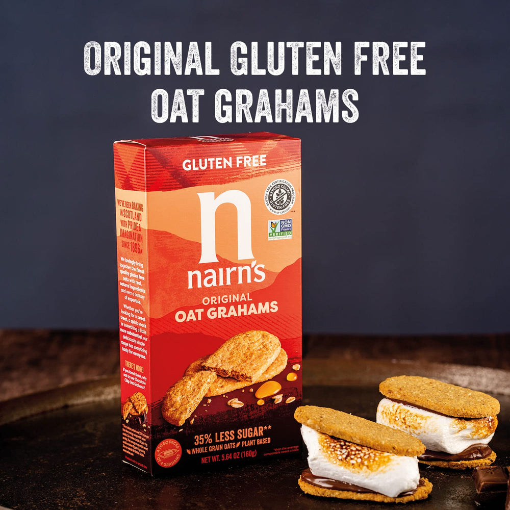 Nairn's Cookie Graham Oatmeal ingredient-panel highlights simple, quality ingredients you can trust