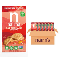 Nairn's gluten-free oat grahams pack for on-the-go snacking