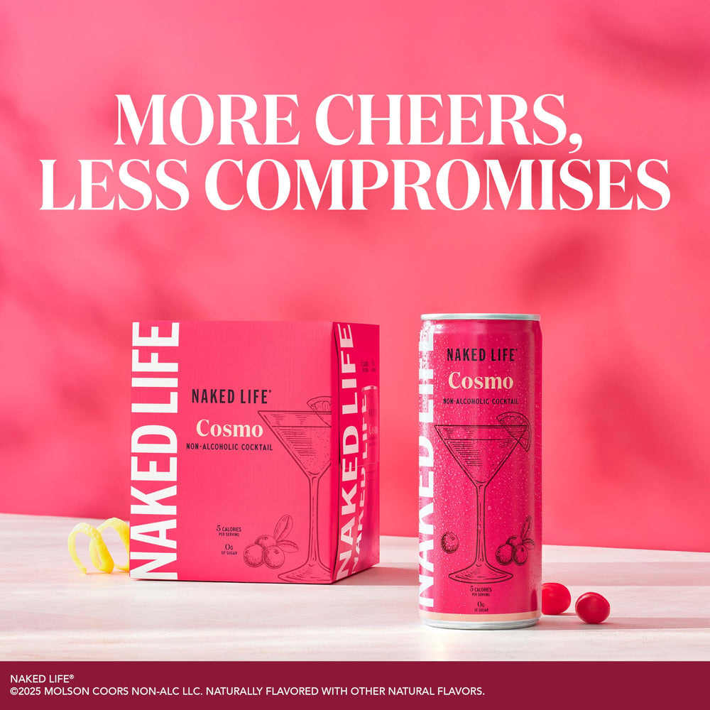 Naked Life Cosmo orange notes finish for a nuanced taste.