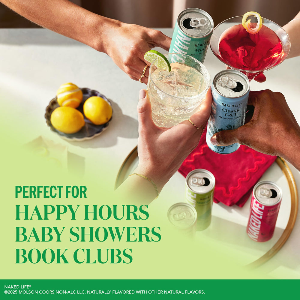 Naked Life Margarita serve-over-ice scene shows versatile serving options