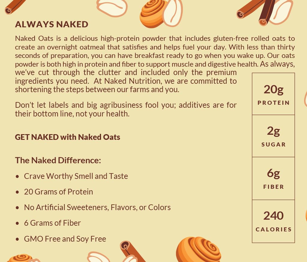 NAKED Oats measuring spoon demonstrating precise portion control.