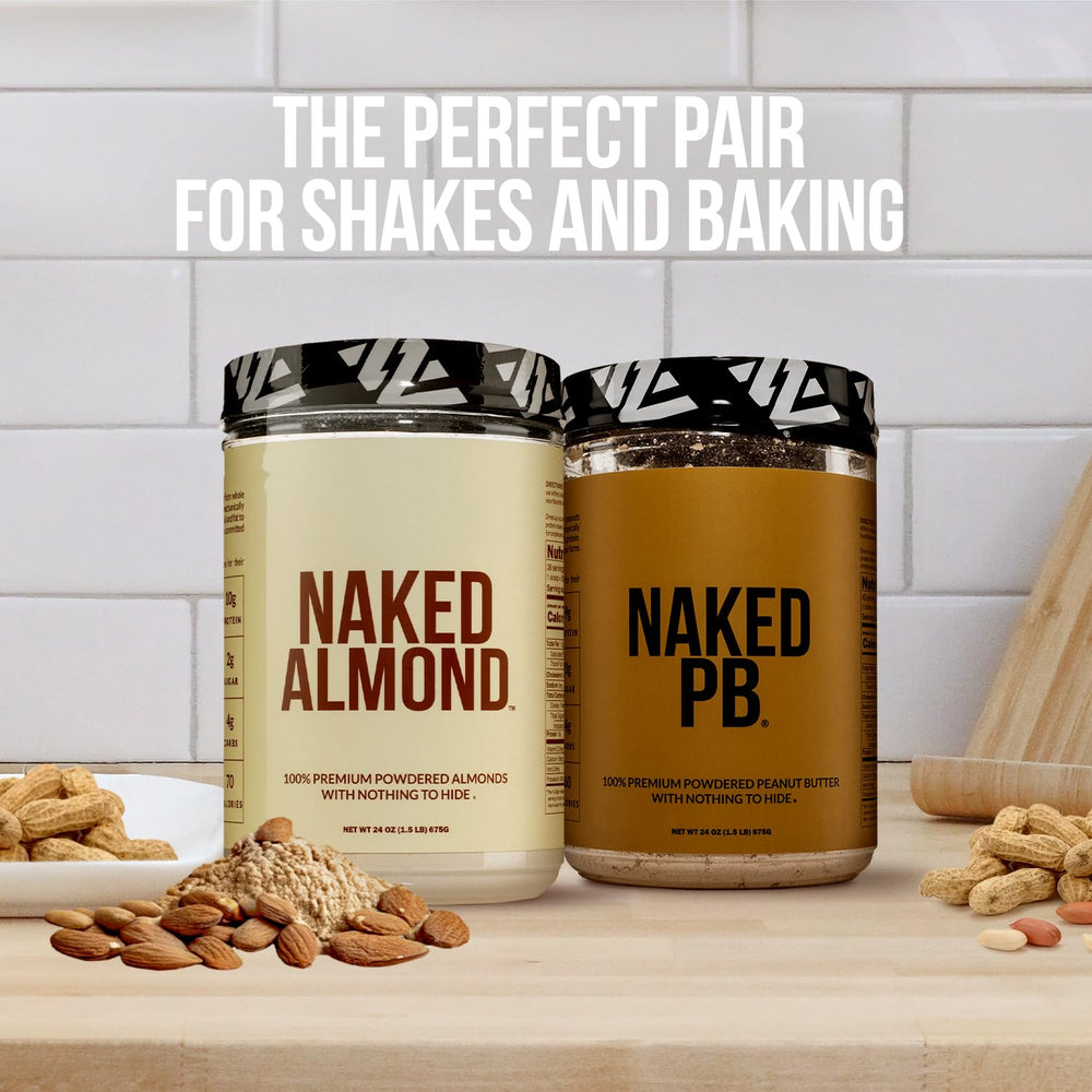 NAKED Powdered Peanut Butter offers vegan protein for shakes, recipes, and baking.