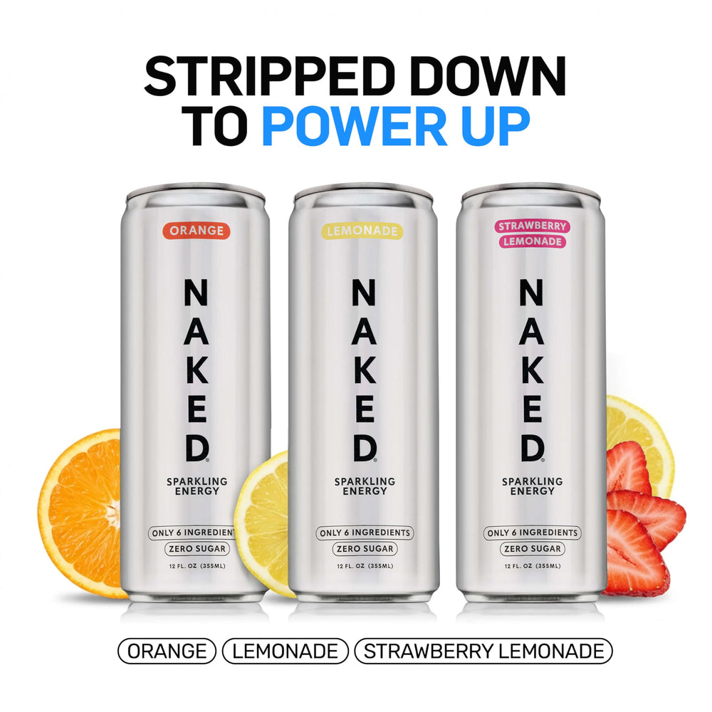 NAKED brand packaging emphasizes natural ingredients and vegan lifestyle