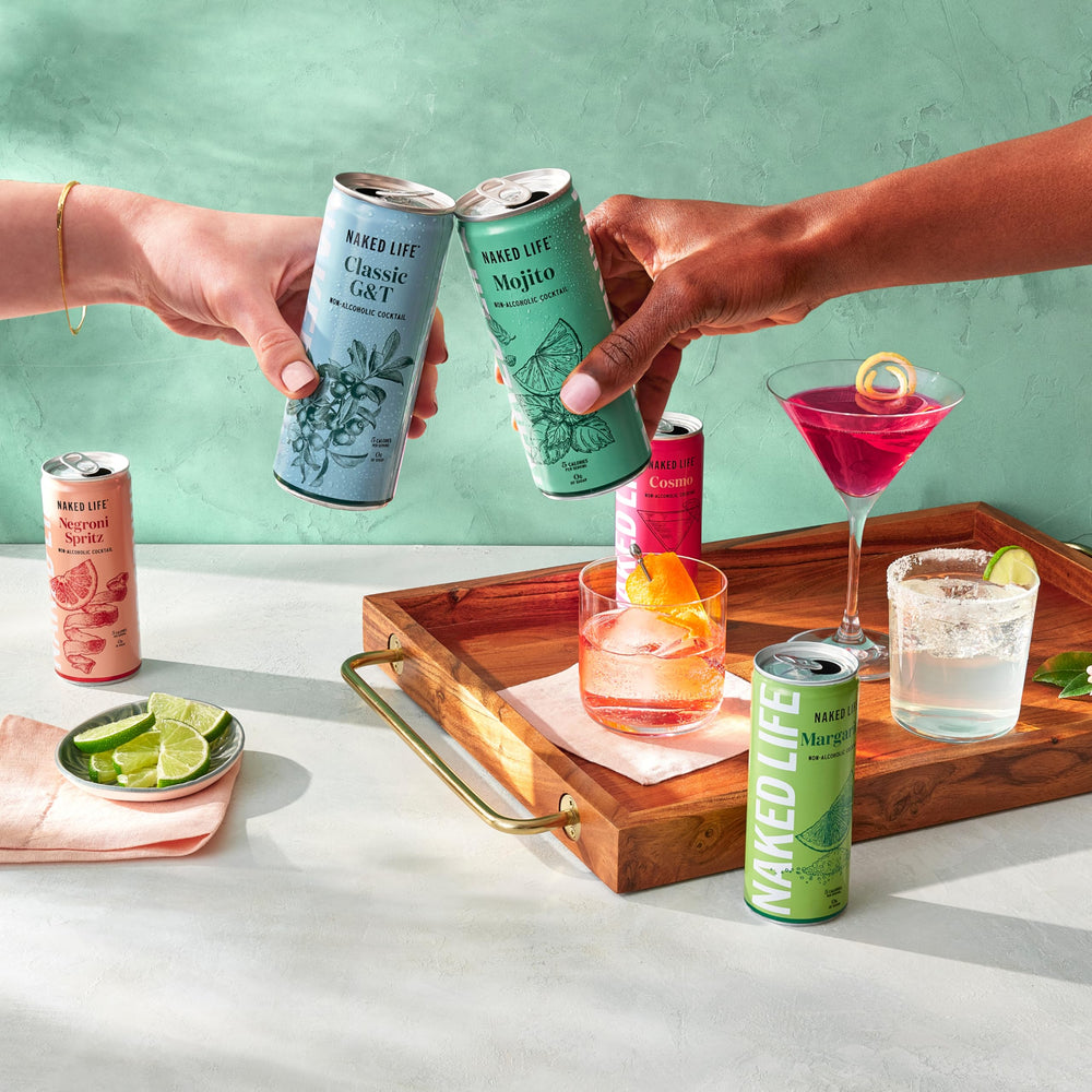 Naked Life Classic G&amp;T award image signals award-winning alcohol-free choice.