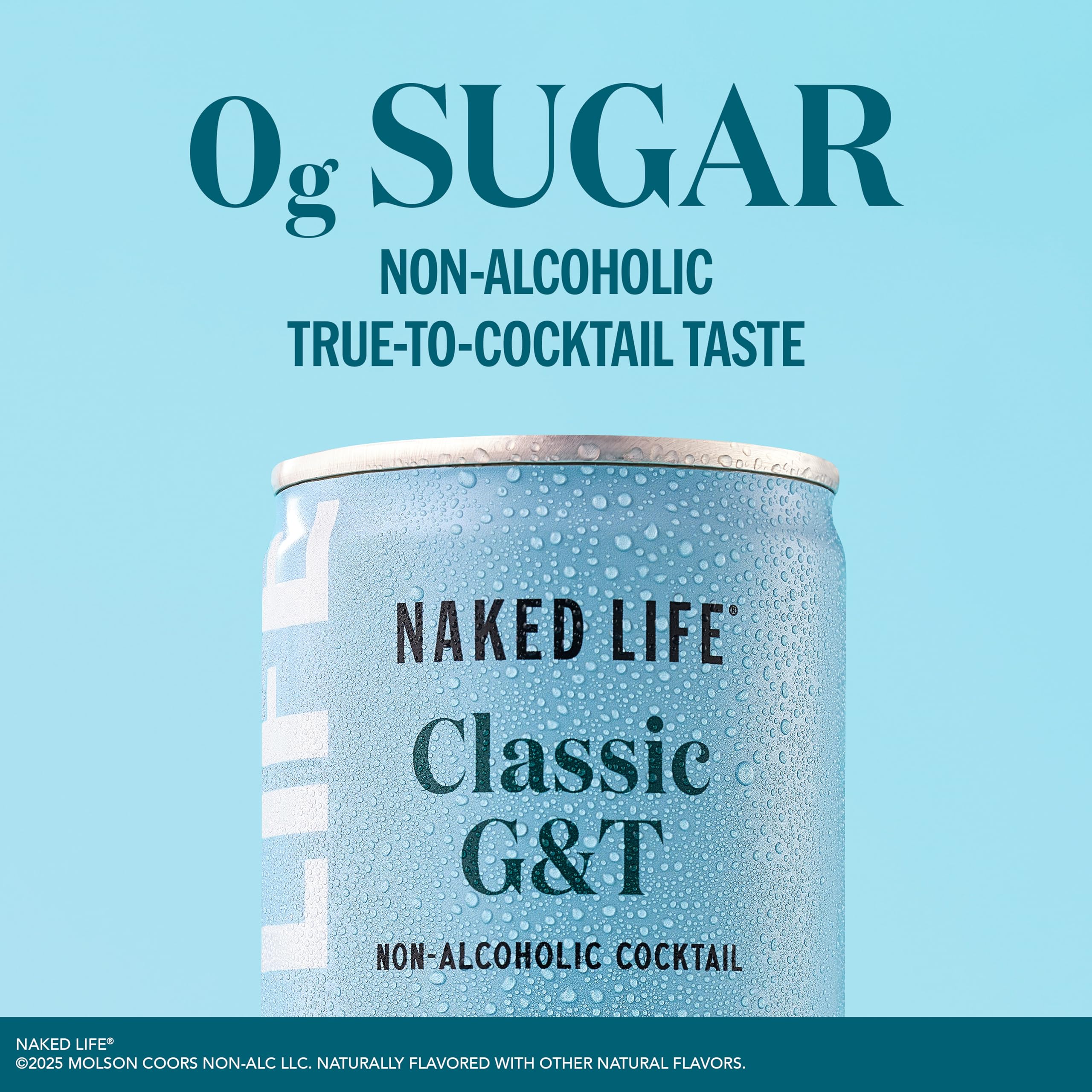 Naked Life Classic G&amp;T served over ice invites refreshing sipping.