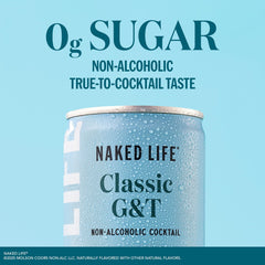 Naked Life Classic G&amp;T served over ice invites refreshing sipping.