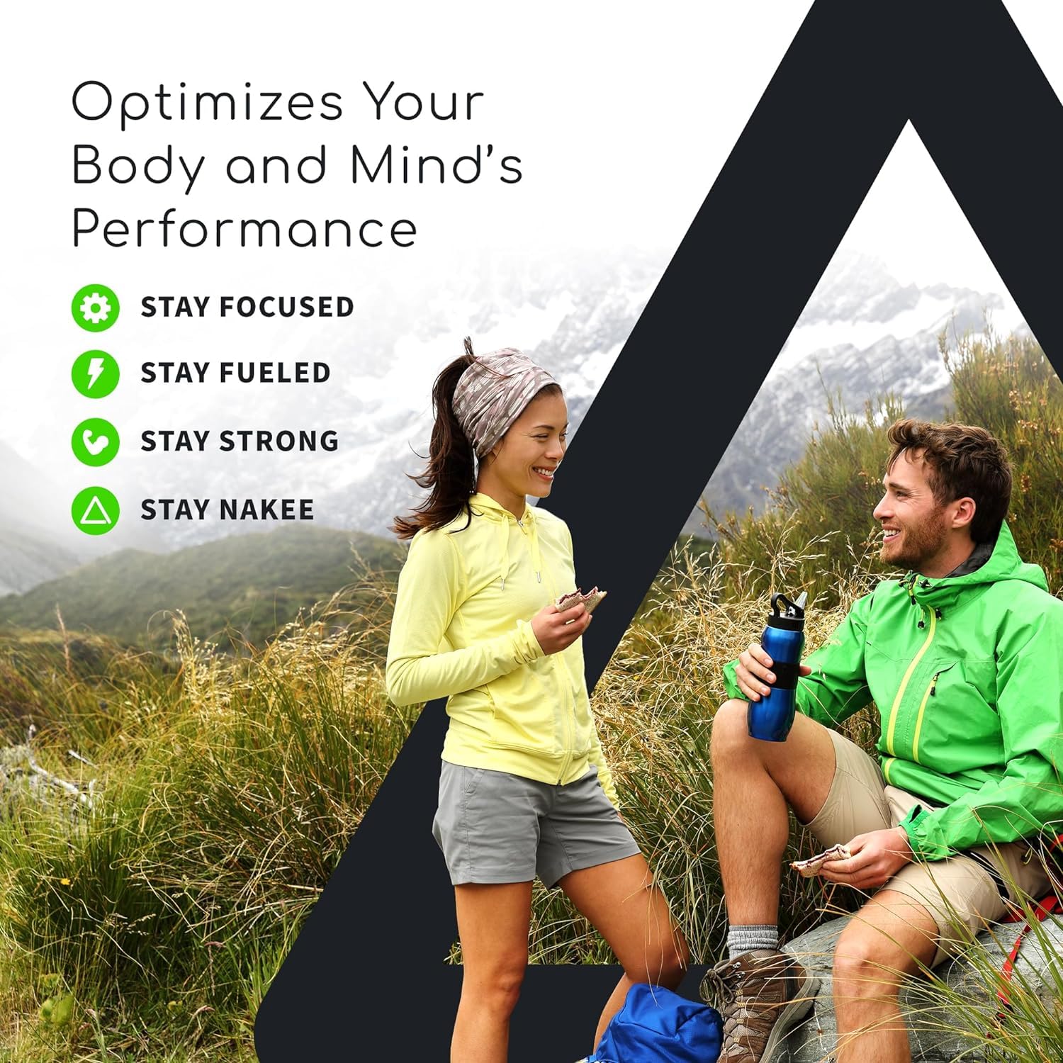 Nakee Butter Focus cacao peanut butter jar gluten-free snack during workouts.