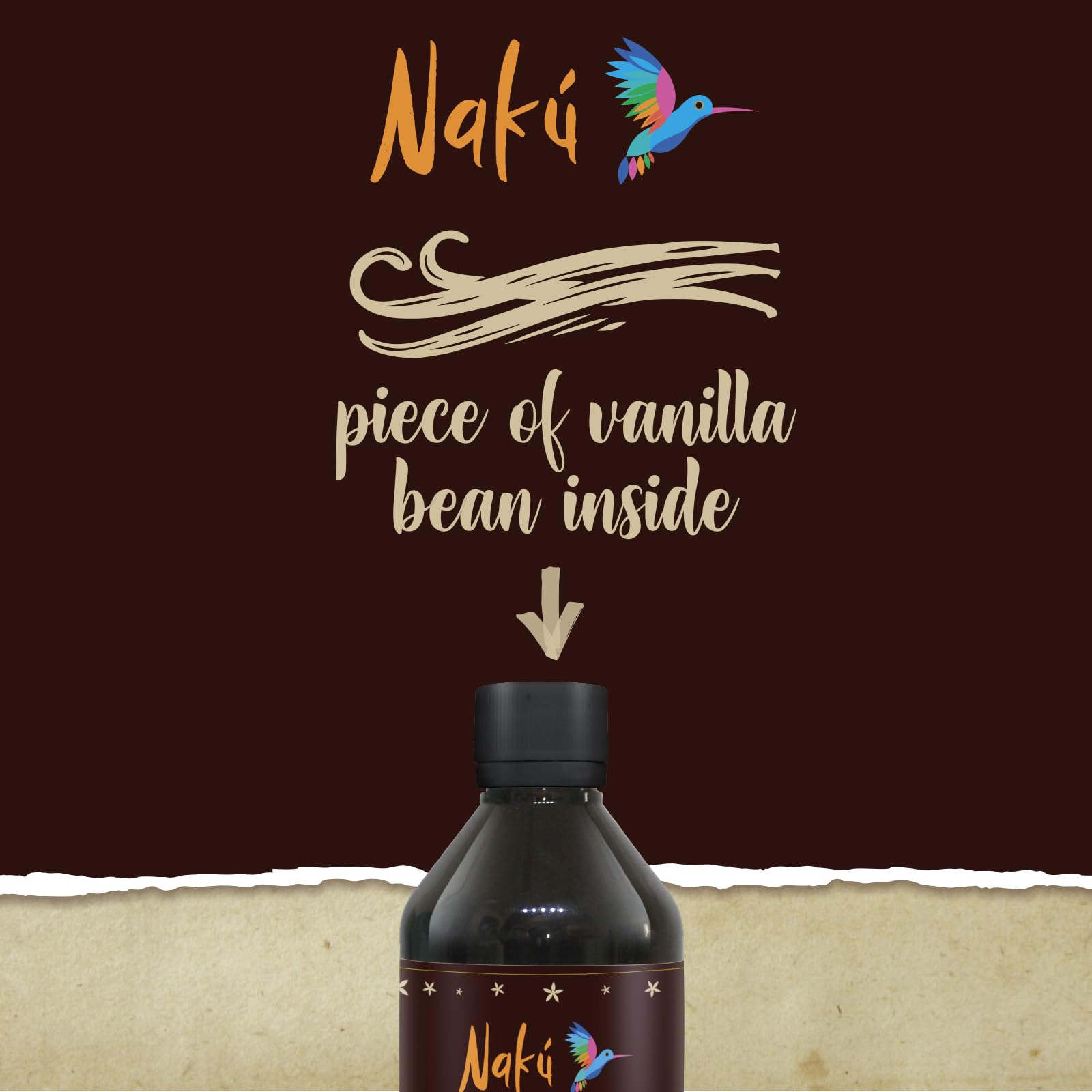Naku Vanilla Extract pour into a mixing bowl for seamless cakes and pastries.