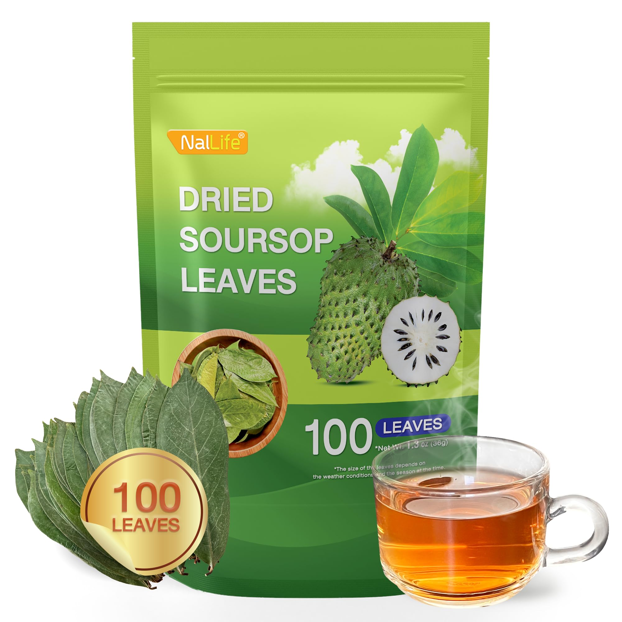 NalLife Soursop Leaves – Tea bundle from our plantation, ideal for home brewing.