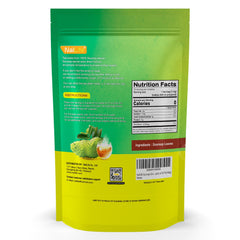 NalLife Soursop tea bags closeup reveals authentic leaf pieces for premium quality.