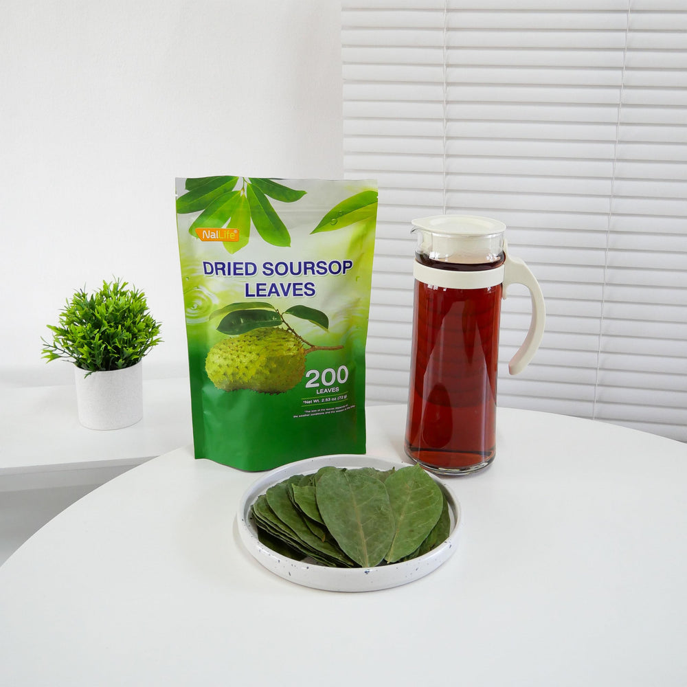 NalLife soursop tea aroma ready to drink after brewing.