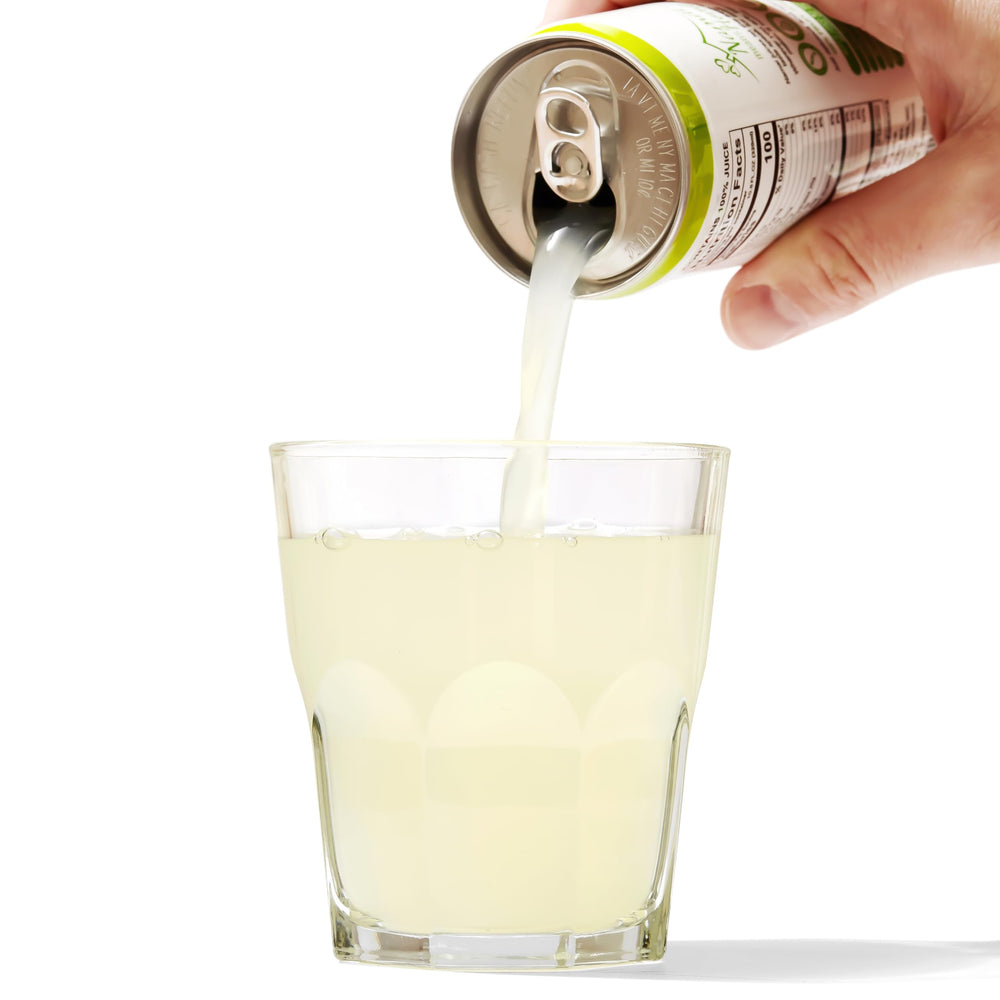 Namai Pure Soursop Juice on a fridge shelf supports easy, clean hydration.