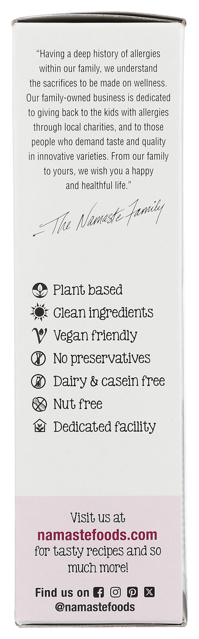 Namaste Foods vegan-friendly label appeals to plant-based bakers