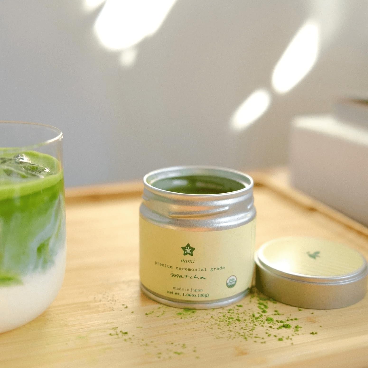 Nami Matcha Okumidori latte-ready steam creates creamy, inviting drinks.