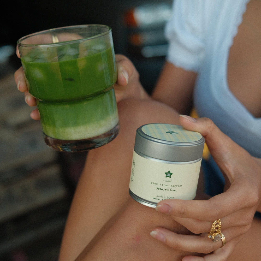 Nami Matcha smooth balanced flavor visual, clean green tea character