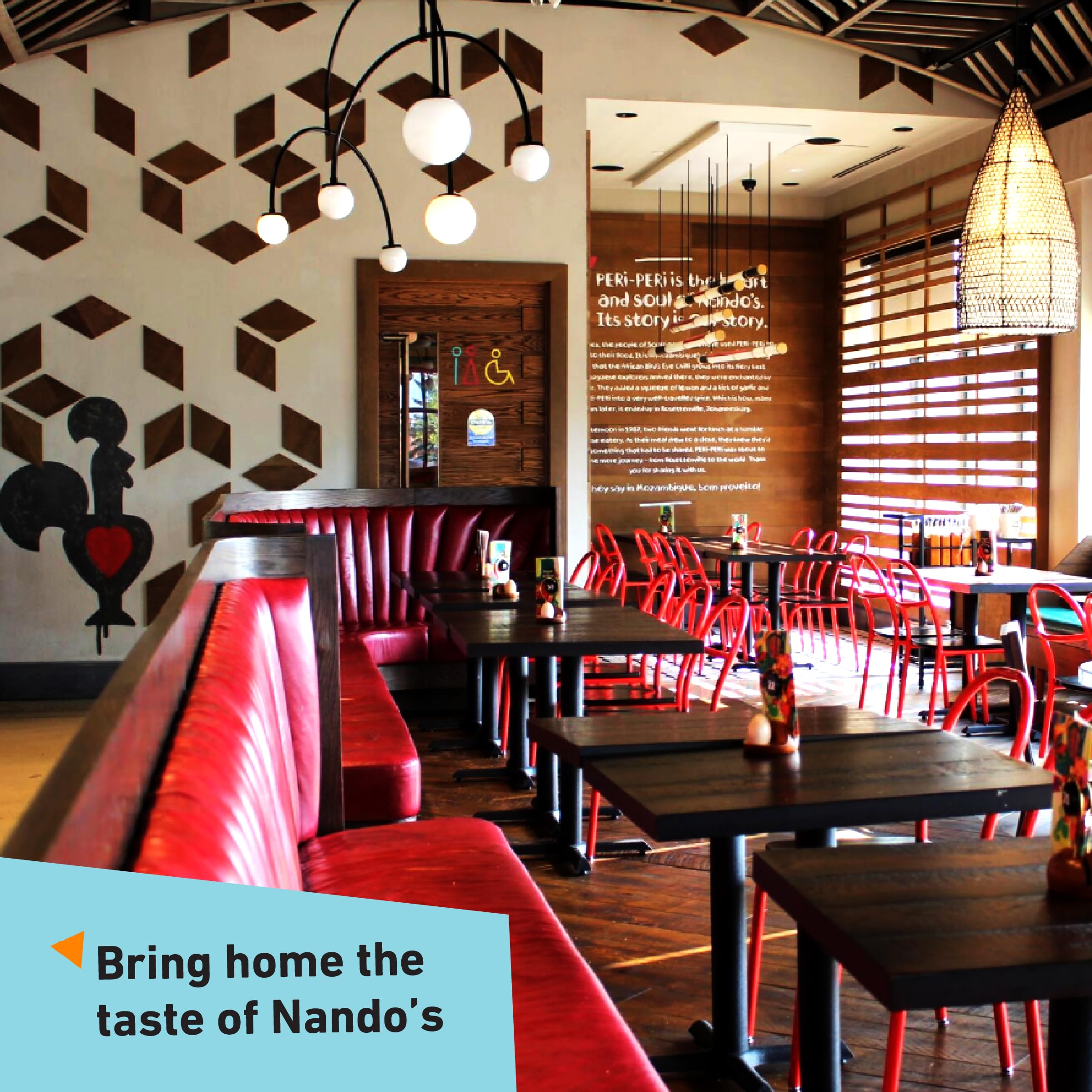 Nando's Perinaise 3-pack on table for convenient meals