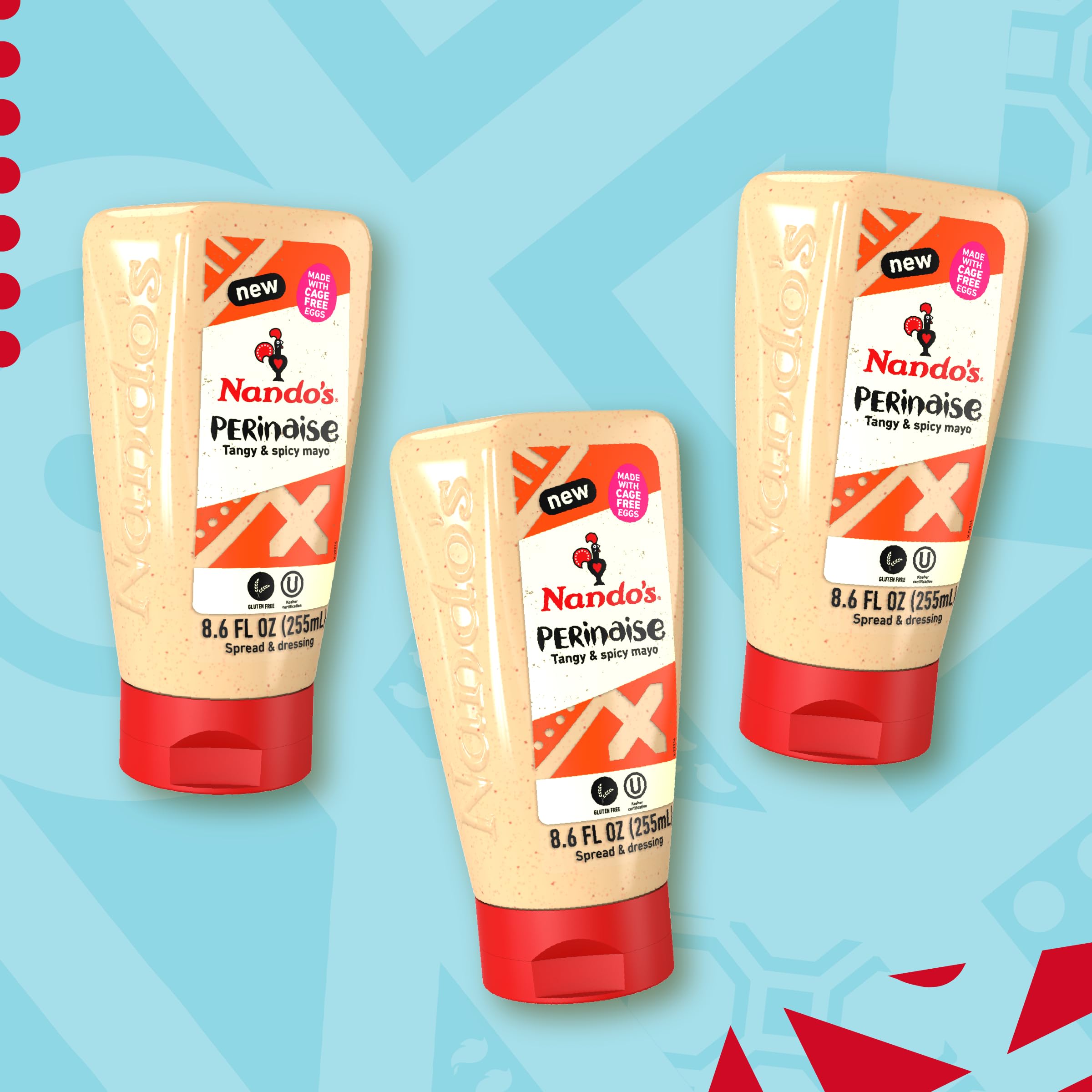 Nando's Perinaise ingredients close-up highlighting gluten-free mayo and bold flavor