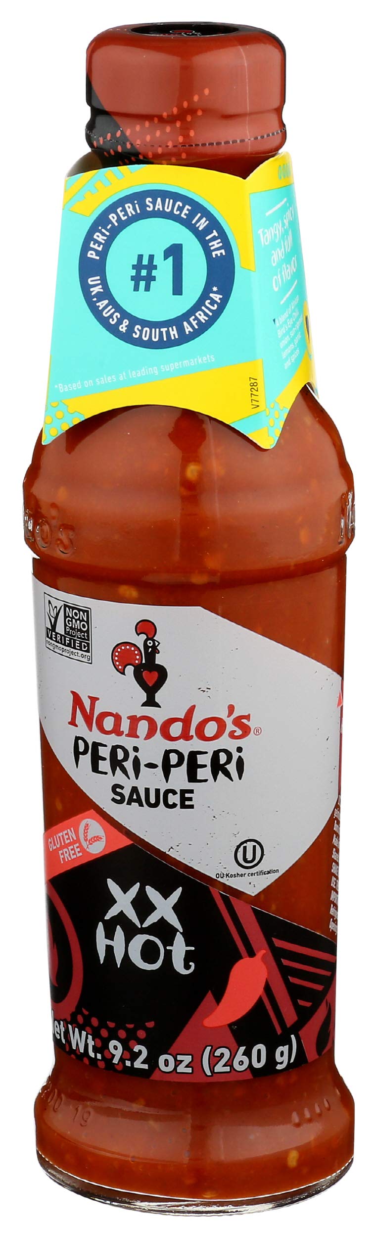 Nando's Peri-Peri Extra Hot dipping sauce ready for dipping