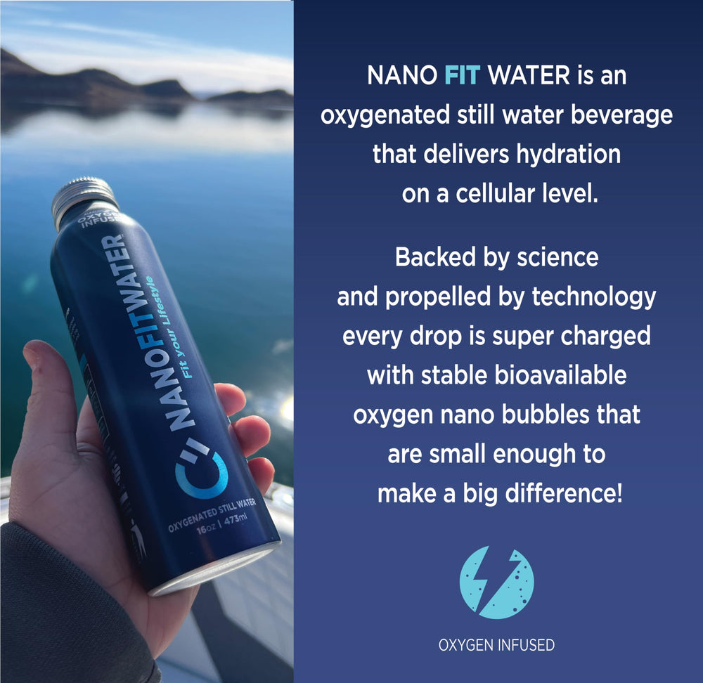 NANO FIT WATER nanobubbles aiding hydration during training