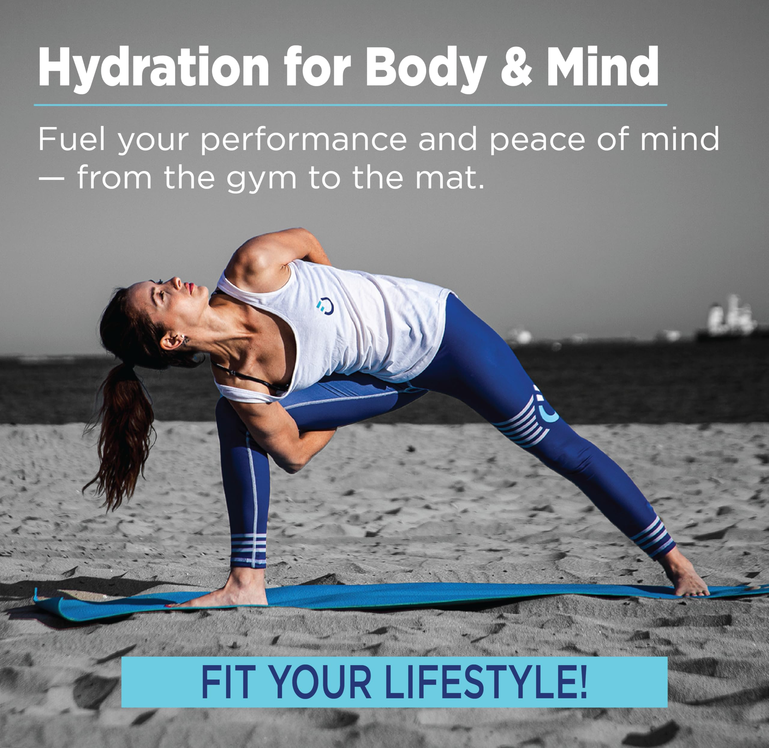 NANO FIT WATER triple-filtered purity visual
