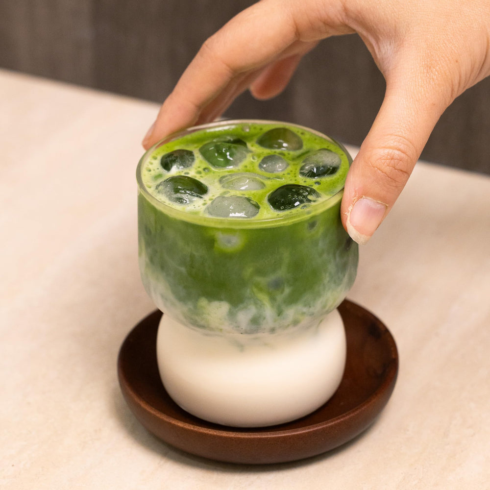 Naoki Matcha Barista Blend Kagoshima origin focus image highlighting premium organic sourcing.