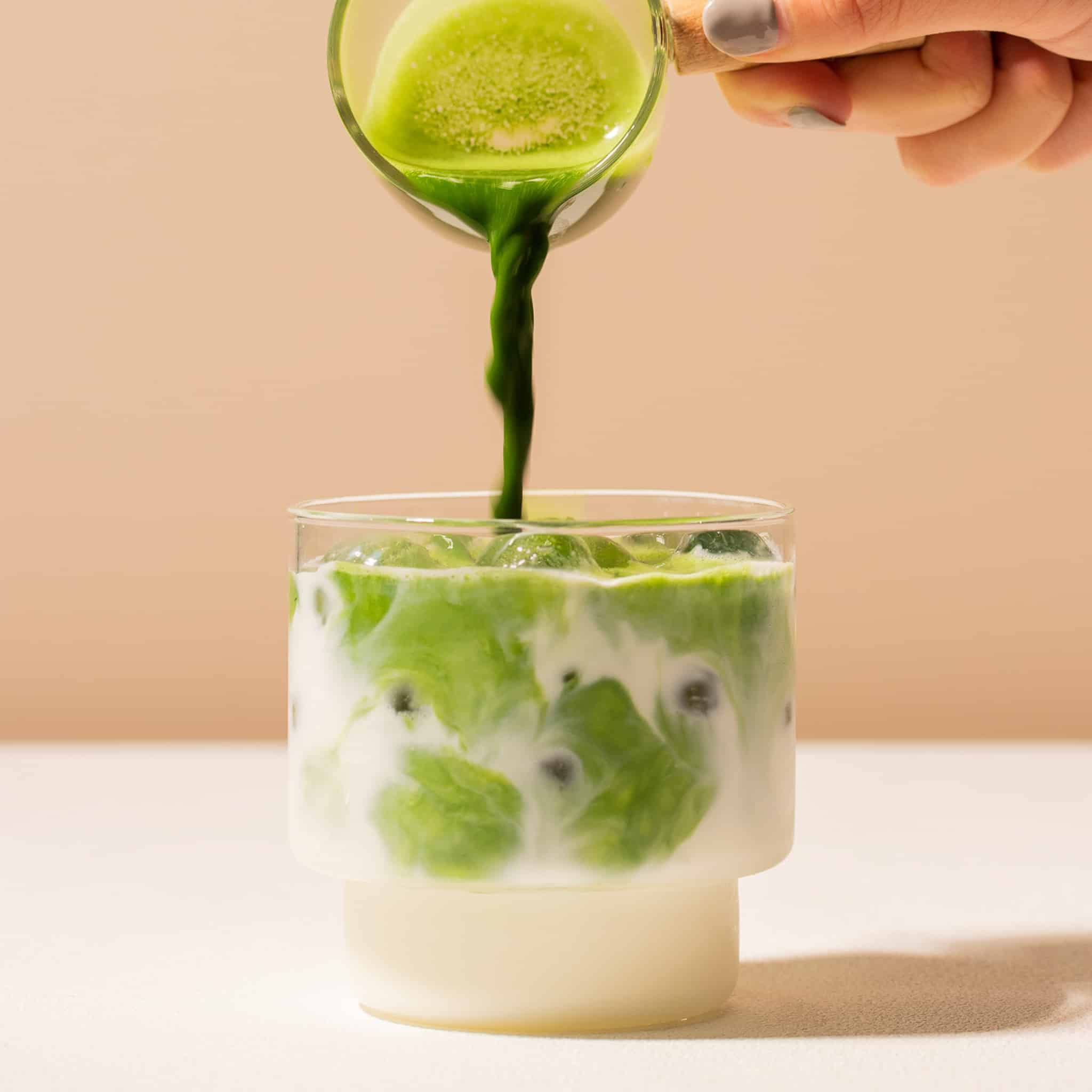 Naoki Matcha latte served with creamy foam