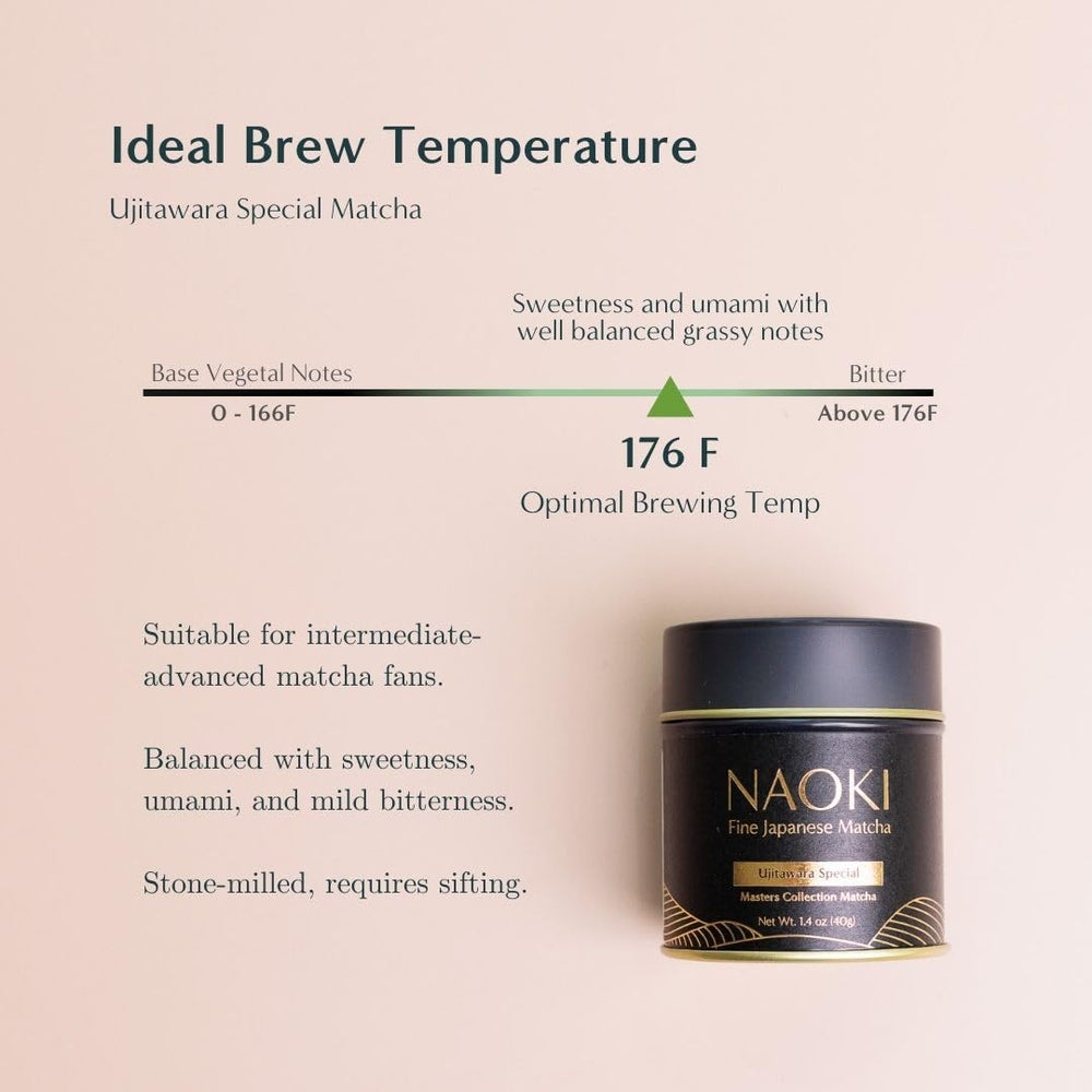 Naoki Matcha Ujitawara Special Blend whisk enables authentic ceremonial-style preparation