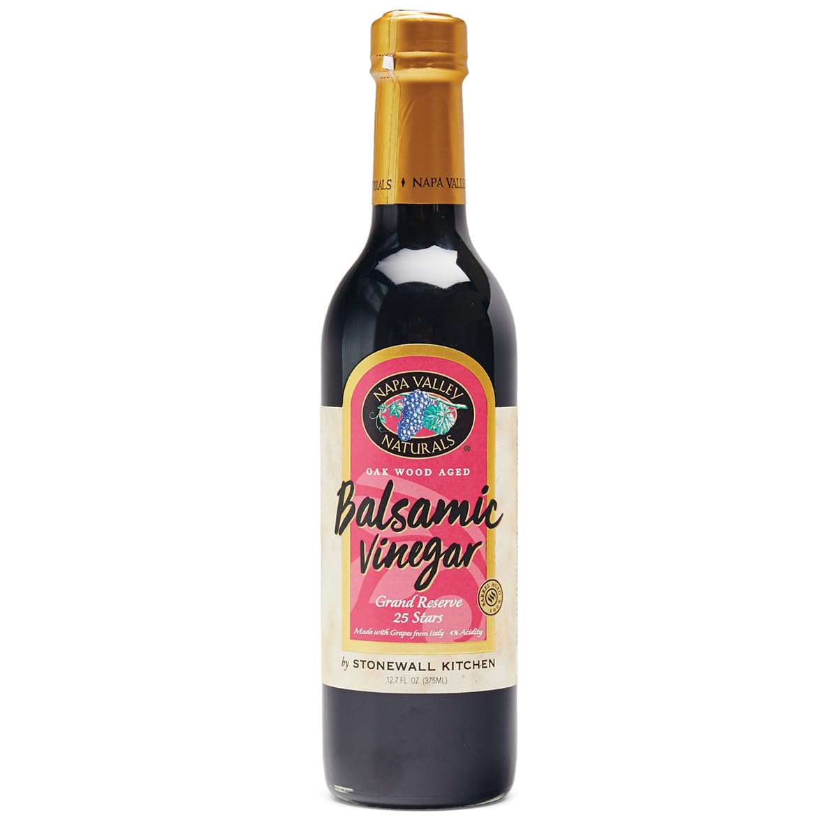 Napa Valley Naturals Grand Reserve Balsamic Vinegar bottle for premium everyday flavor.