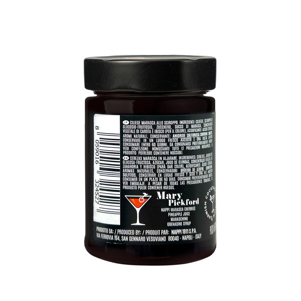 Italian-made Nappi 1911 marasca cherries highlight quality and presentation