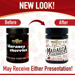 Nappi 1911 marasca pitted cherries in syrup jar ready to use