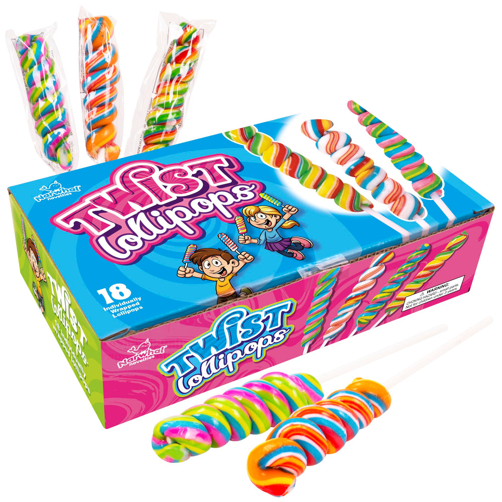 Narwhal Novelties colorful party candy display enhances candy buffets and Easter baskets.