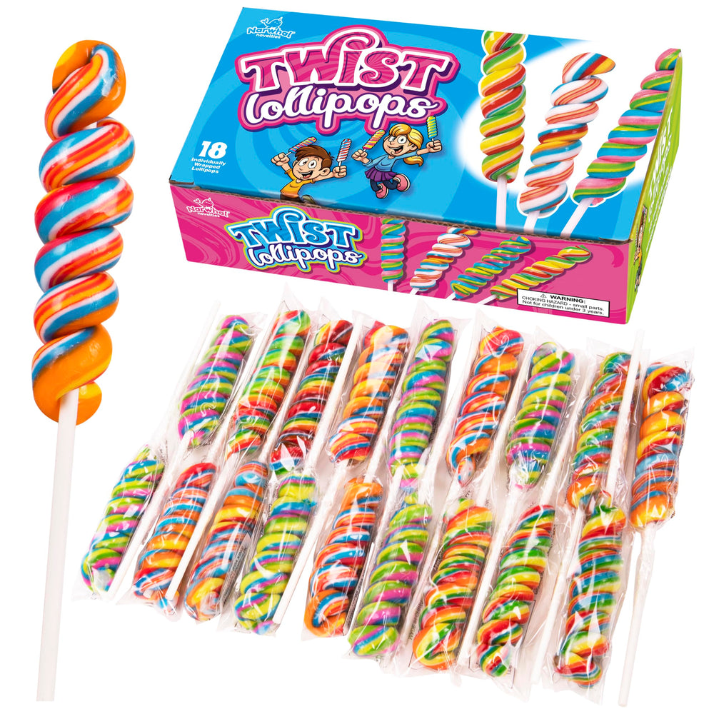 Narwhal Novelties Easter basket lollipops add cheerful color to gift stuffing.