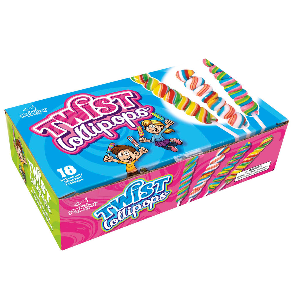 Narwhal Novelties individually wrapped lollipops maintain freshness for events and classroom snacks.