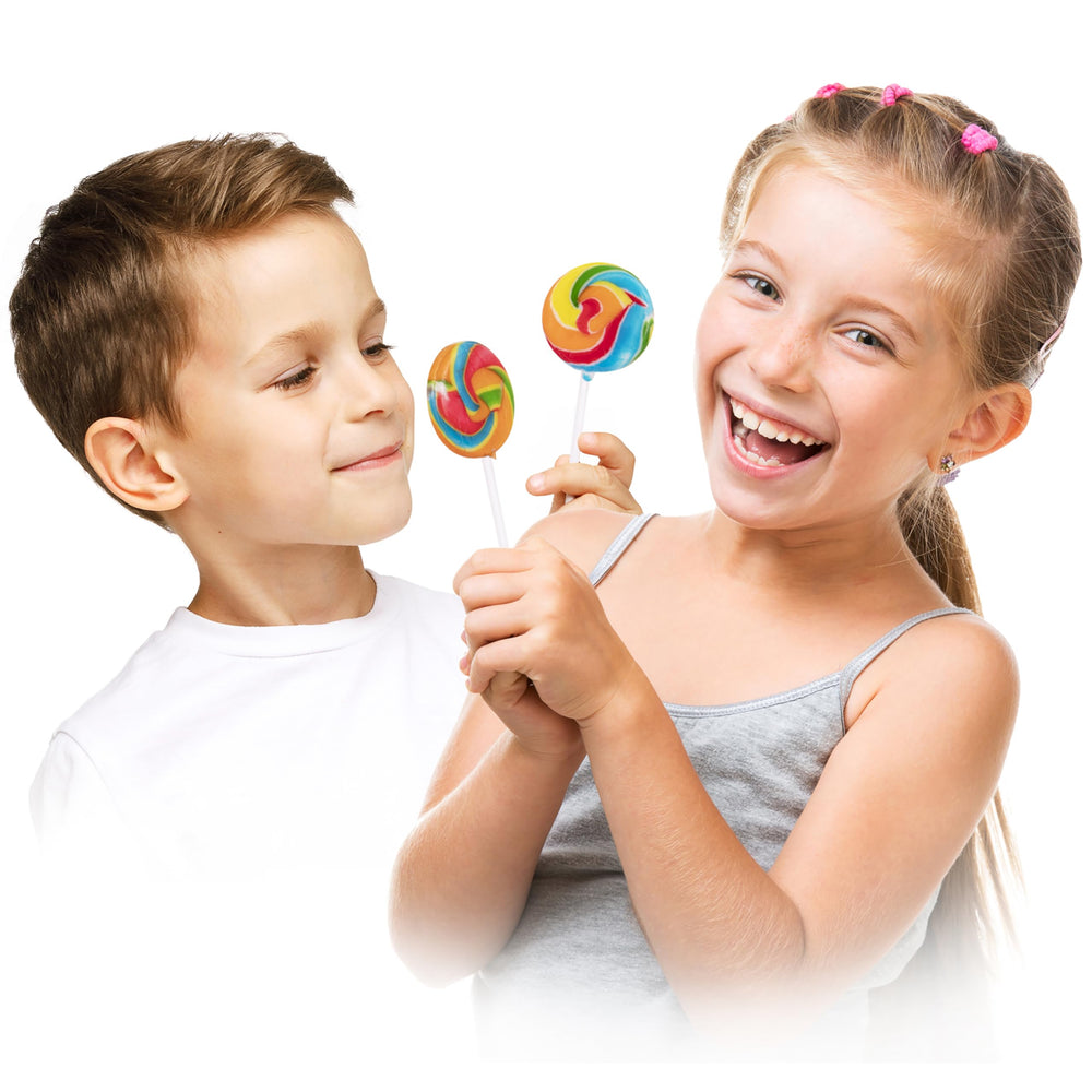 Narwhal Novelties colorfully wrapped lollipops for birthdays and events