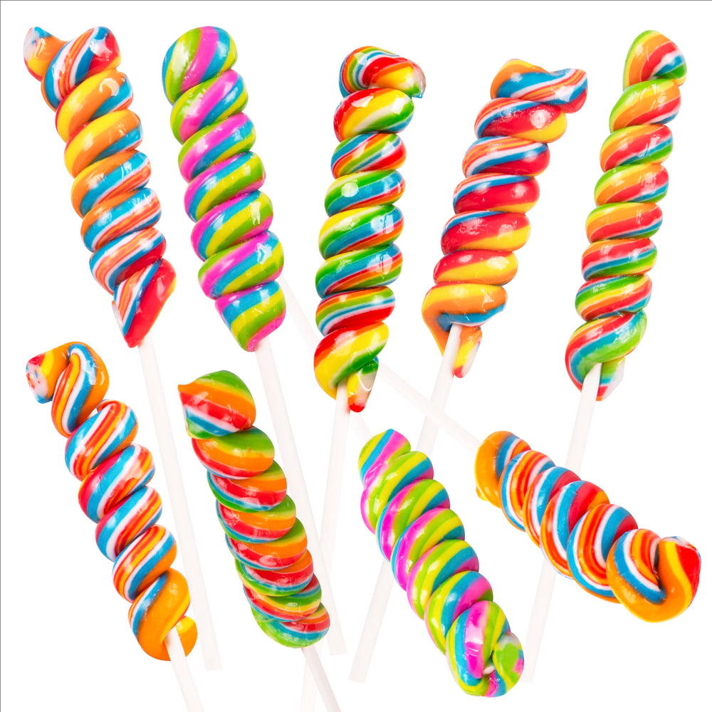 Narwhal Novelties twisty candy lollipops with spiral design ideal for gift bags.