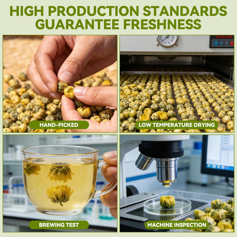 NASLAPH Chrysanthemum Tea packaging conveys natural, clean ingredients.