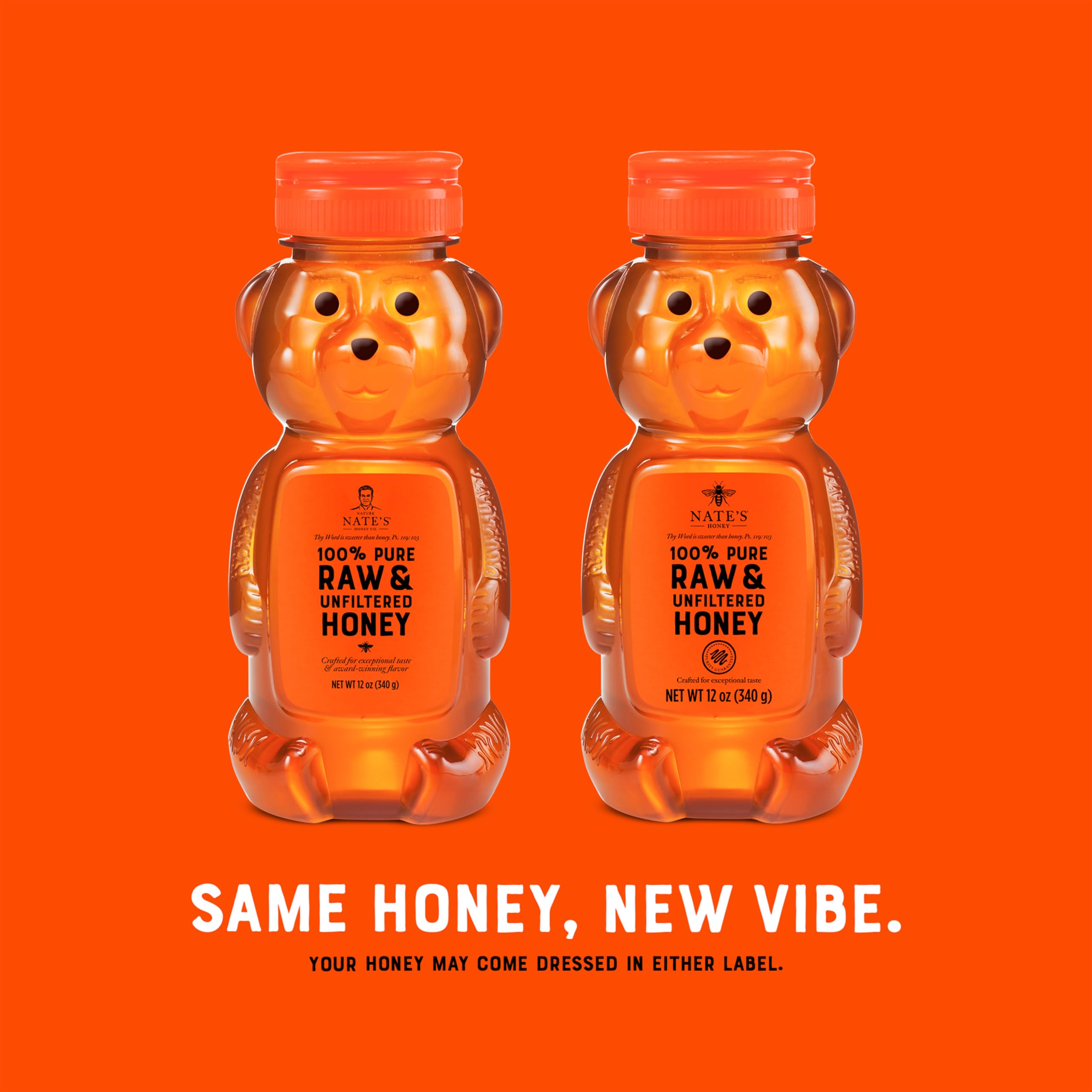 Nate's Honey award flavor highlighting ChefsBest recognition for taste.