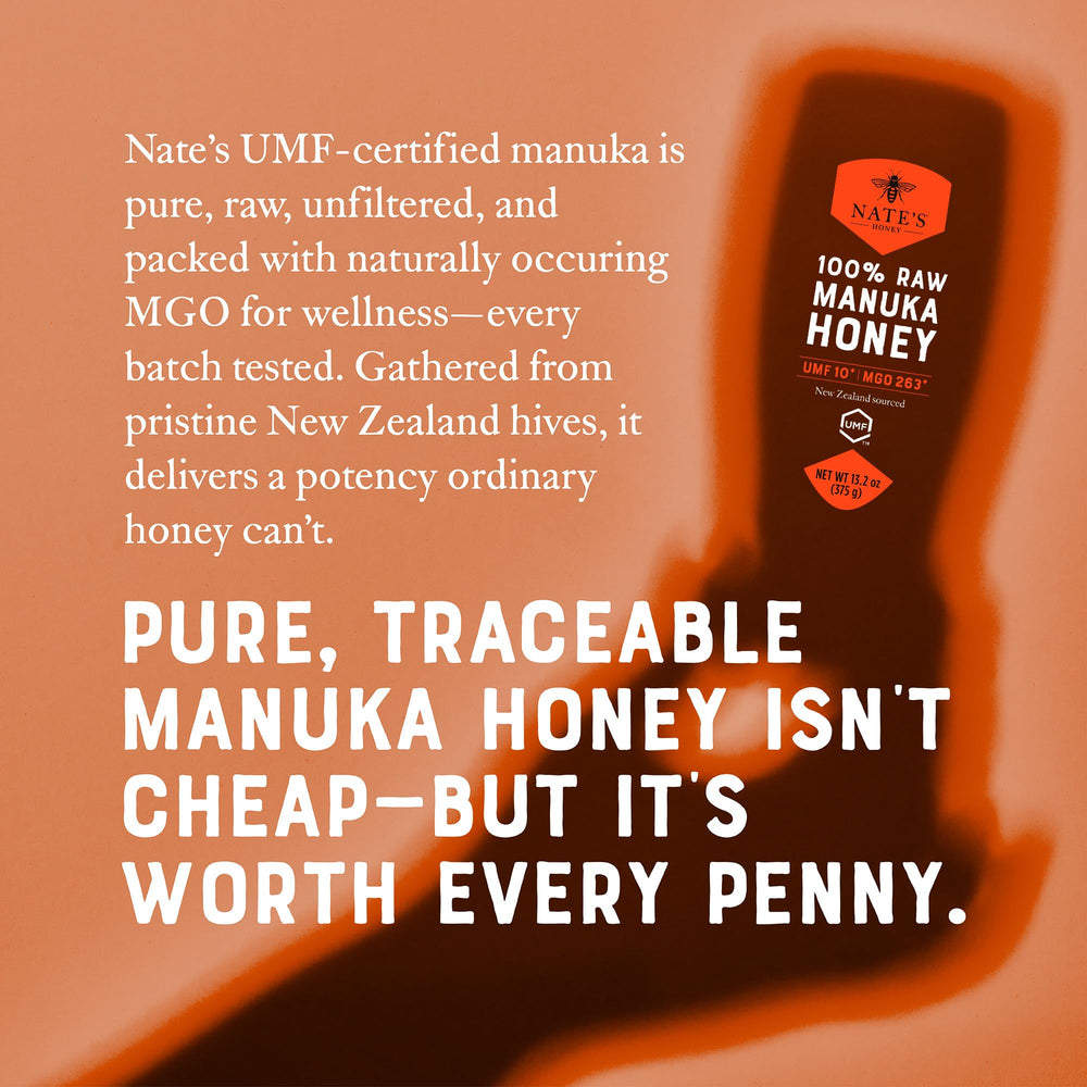 Nate's Honey Manuka and tea pairing for wellness