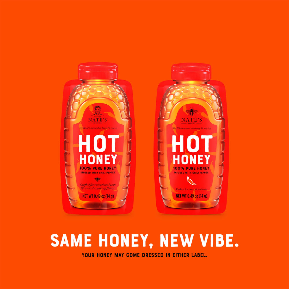 Nate's Honey Minis 0.49oz packets deliver portable spice.