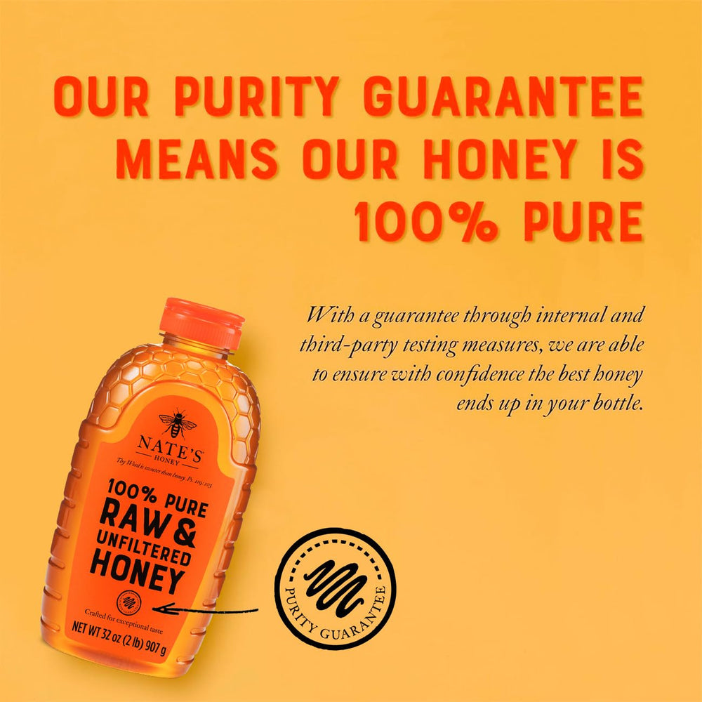 Nate's Honey yogurt topping adds natural sweetness and depth.
