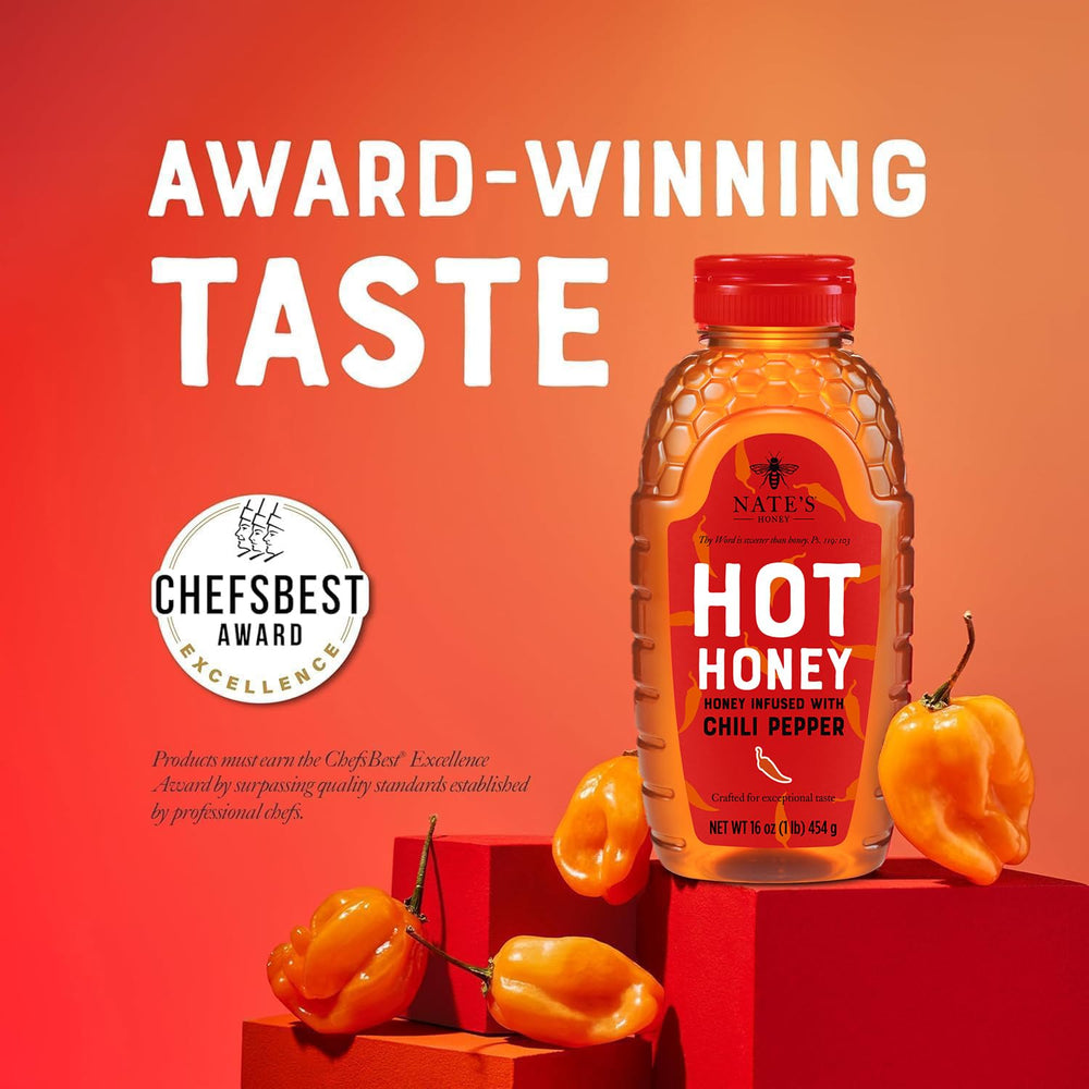 Nate's Hot Honey paired with charcuterie for a kiss of heat.