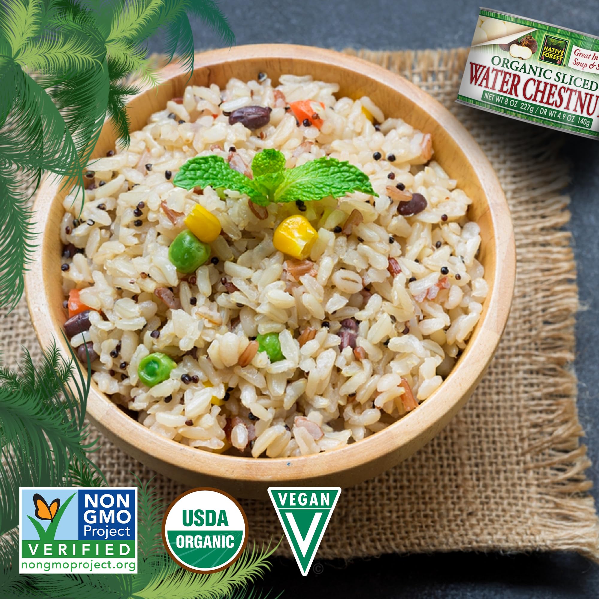 Native Forest Organic Certification Label, trusted organic source.