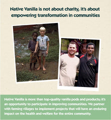 Native Vanilla 16oz bottle pour into glass enhances drinks
